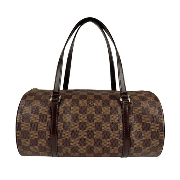 LOUIS VUITTON Brown Damier Leather Shoulder Bag - Picture 1 of 5